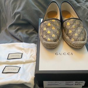 Gucci GG Supreme Coated Canvas Espadrilles